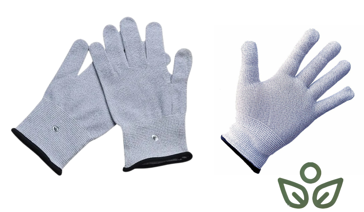 gümüş eldiven yakın çekim